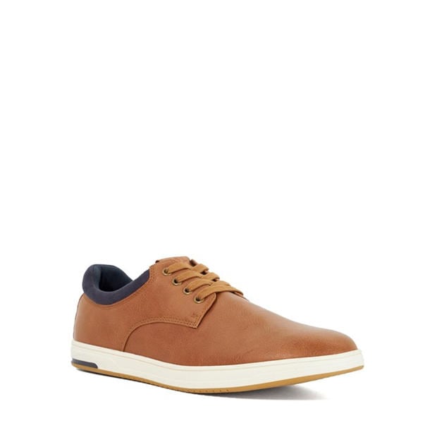 Tan - Dune London - Tamsen Lace Up Trainers