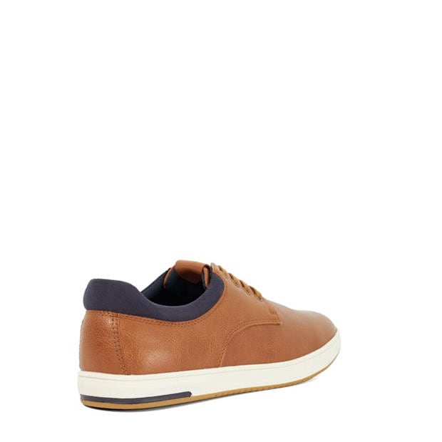 Tan - Dune London - Tamsen Lace Up Trainers