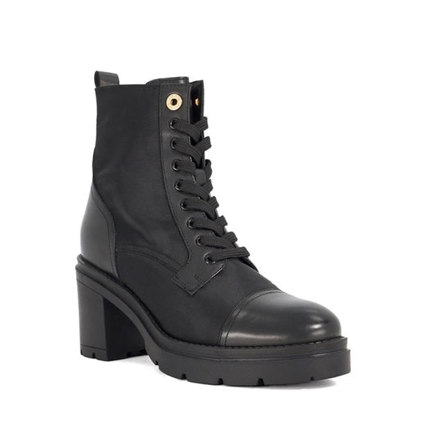 Black - Dune London - Plotting Block Heel Ankle Boots