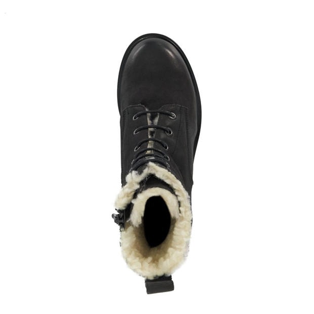 Black - Dune London - Paniz Chunky Faux Fur Lined Boots