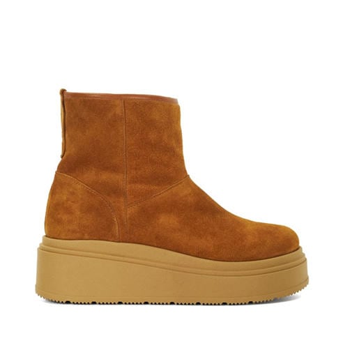 Dune London - Podsey Faux Shearling Lined Platform Boots
