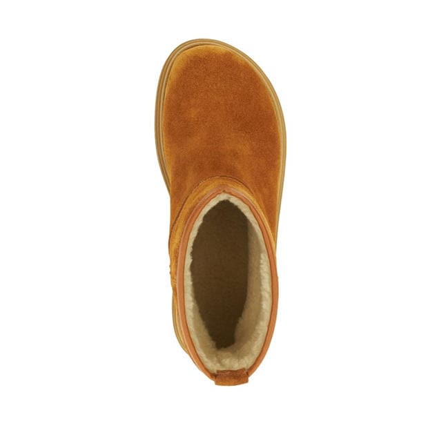 Tan - Dune London - Podsey Faux Shearling Lined Platform Boots