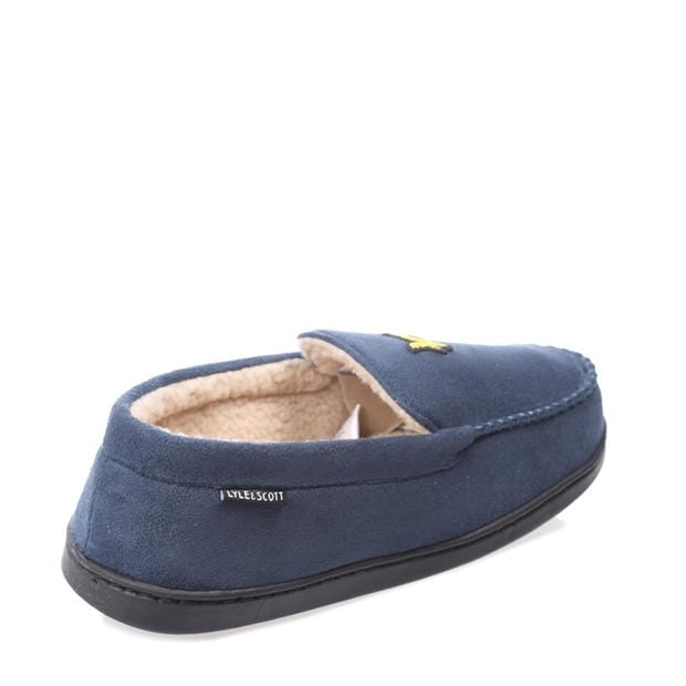 Navy - Lyle and Scott - Aspen Slippers