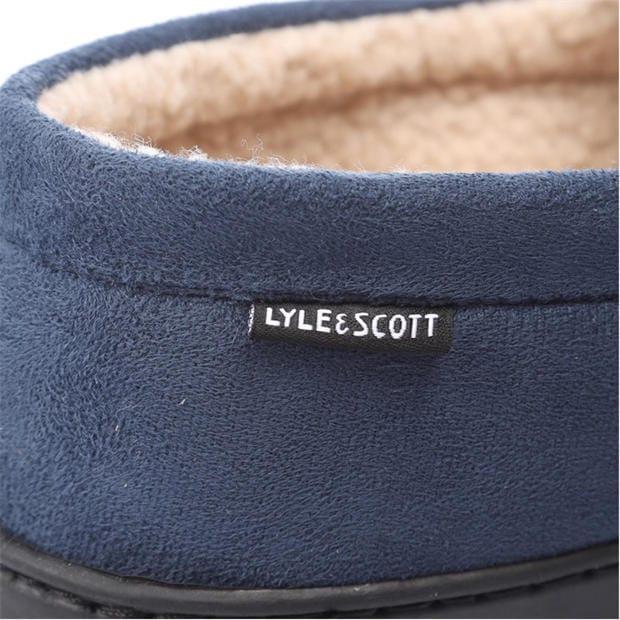 Navy - Lyle and Scott - Aspen Slippers