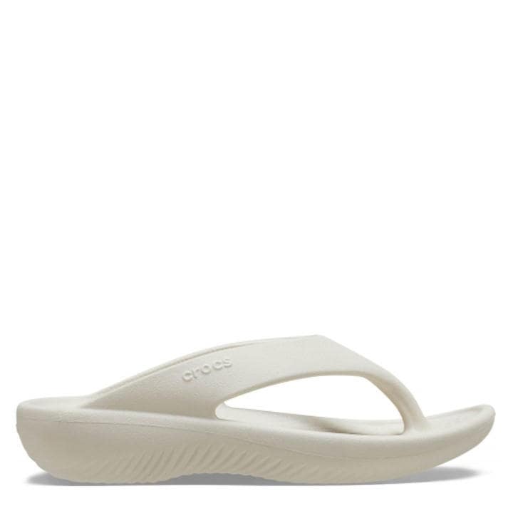 Crocs Women's White Mellow Recovery Flip Flop in Size 8, Sports Direct