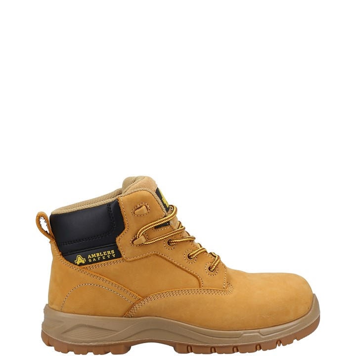 Amblers Safety Women's Beige 605C Kira Safety Boots in Size 9 (43), Sports Direct