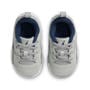 Grey/Blue - Air Jordan - Kids' Flight Court Basketball Trainers