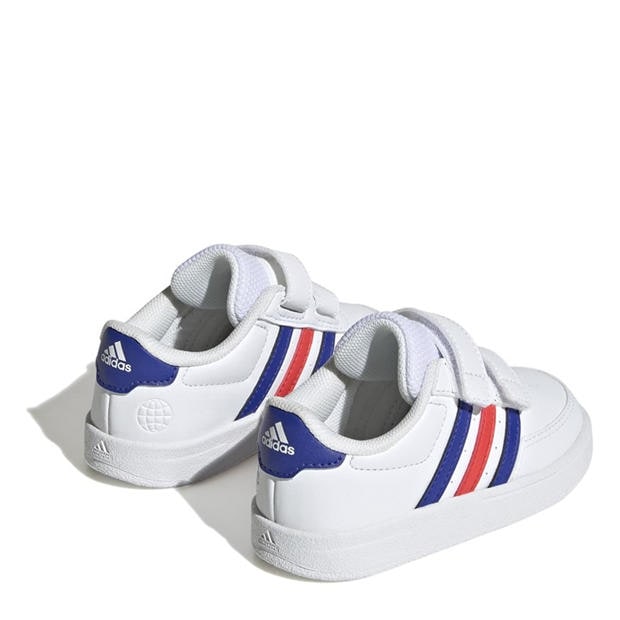 Valge/Sinine/Punane - adidas - Unisex Kids' Breaknet Casual Low-Top Trainers