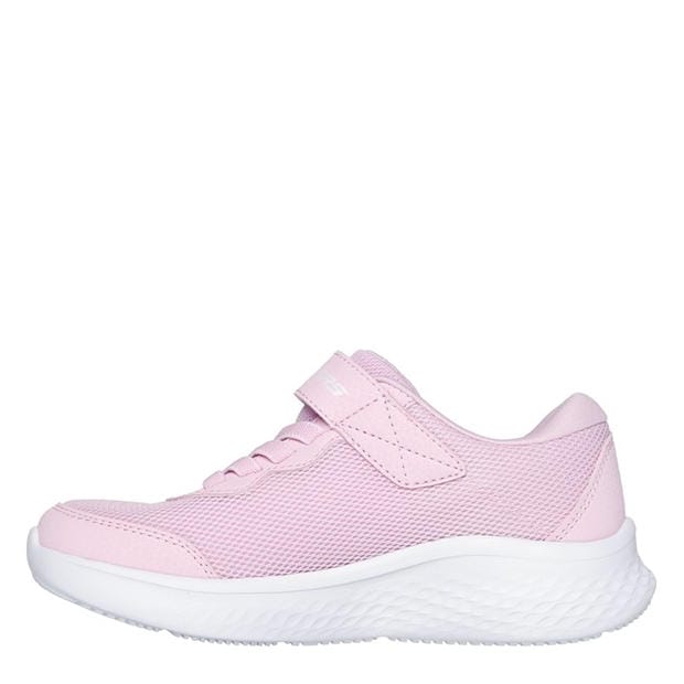 Light Pink - Skechers - Skechers Gore And Strap Mesh Sneaker Low-Top Trainers Girls