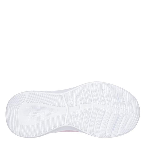 Light Pink - Skechers - Skechers Gore And Strap Mesh Sneaker Low-Top Trainers Girls