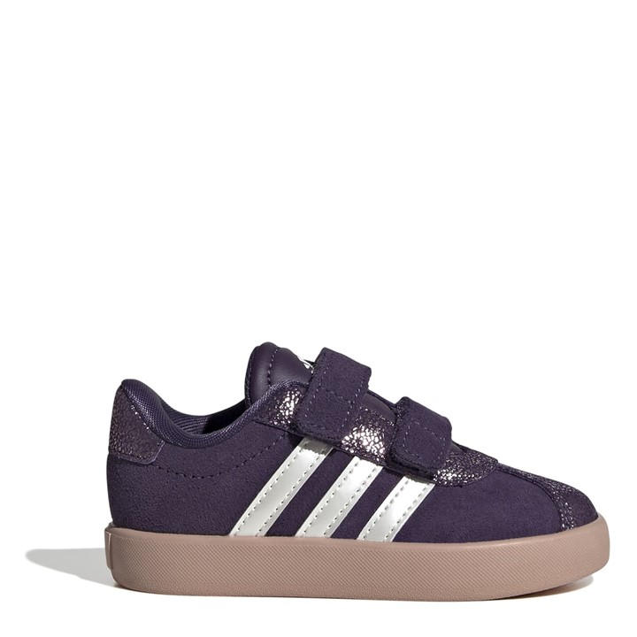 Adidas Girls Red Kids' Vl Court Infant Low-Top Trainers in Size C5, Sports Direct