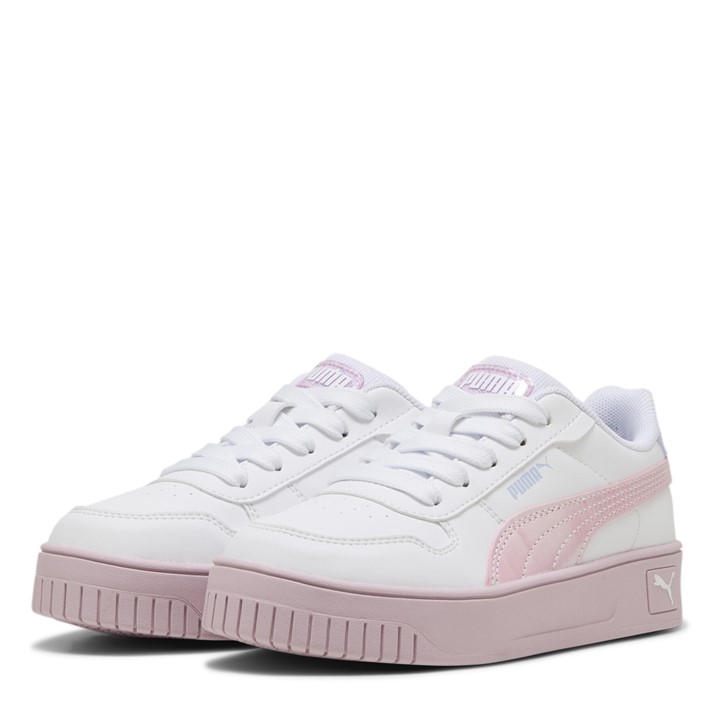 Puma Girls White Carina Street Ps Low-Top Trainers - C11