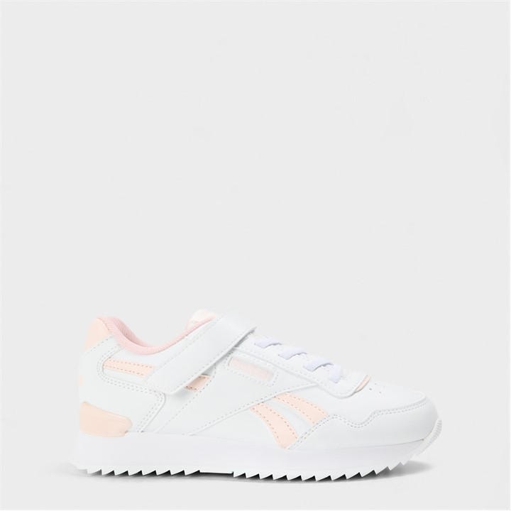 Reebok Girls White Kids Classic Low-Top Trainers in Size C10, Sports Direct