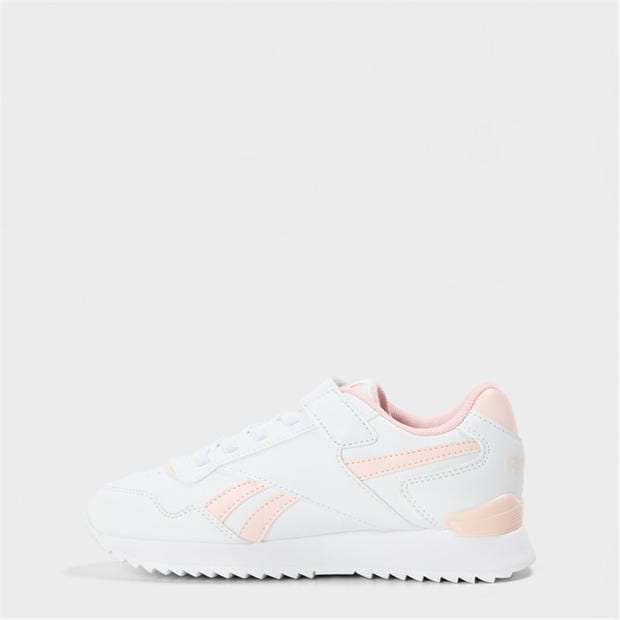 White/Pink - Reebok - Kids Classic Low-Top Trainers