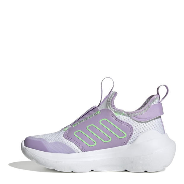 Valge/Laimi/Ploom - adidas - Kids' Tensaur Comfort Low-Top Trainers