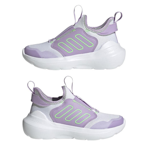 Valge/Laimi/Ploom - adidas - Kids' Tensaur Comfort Low-Top Trainers