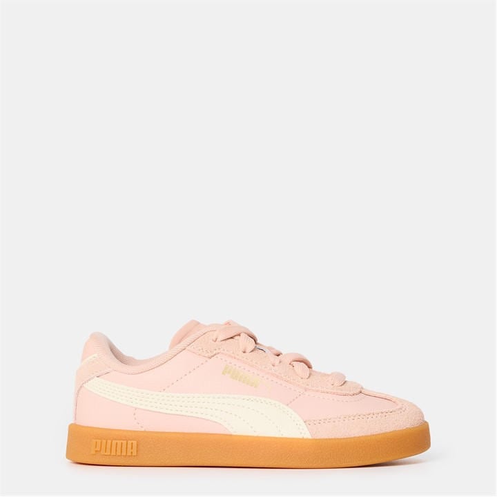 Puma Girls Pink Club Ii Era Trainers  in Size 1, Sports Direct