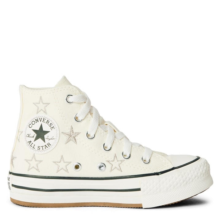 Converse  Kids White Kids' Chuck Taylor All Star Eva Platform Trainers in Size C12, Sports Direct