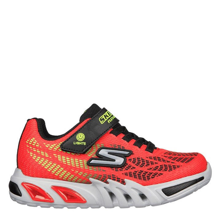 Skechers Boys Red Flex-Glow  Trainers in Size C11, Sports Direct