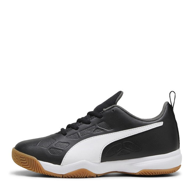 BlkWhtronGtGm - Puma - Unisex Kids' Tenaz Handball Trainers