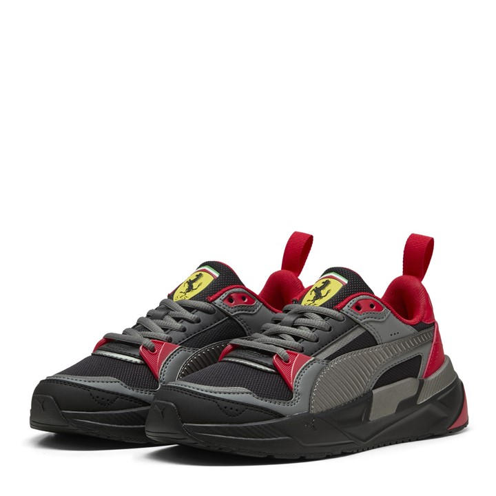 Puma  Kids Black ' Ferrari Trinity 2 Low-Top Trainers in Size 5.5, Sports Direct