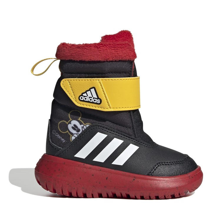 Adidas Boys Black Winterplay X Disney Walking Shoes  in Size C3, Sports Direct