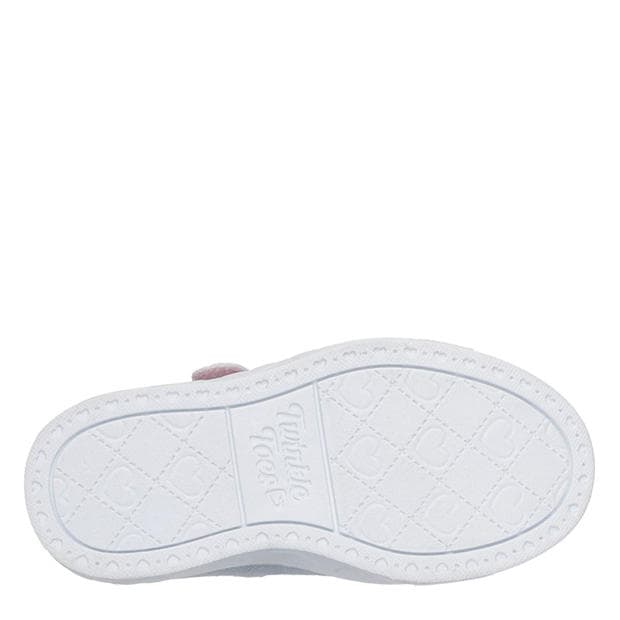 Grey/Pink - Skechers - Heart Steps Low-Top Trainers Girls