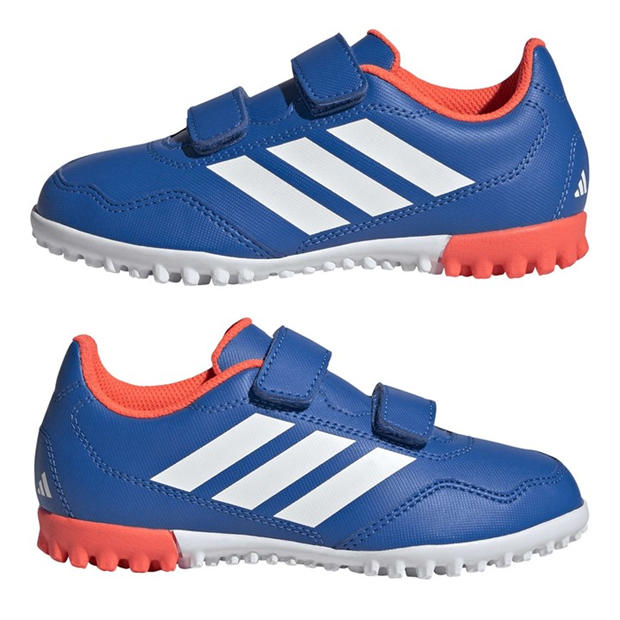 royal/wht/msoor - adidas - Kids' Youngstar Rise Astro Hockey Shoes