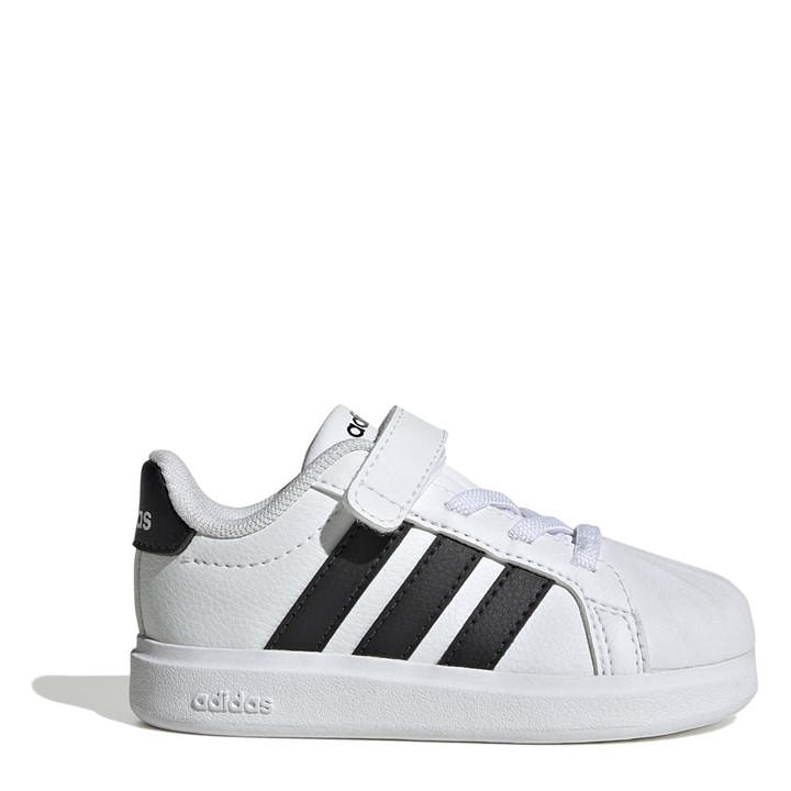 Adidas Boys White Streetalk Trainers  in Size C3, Sports Direct