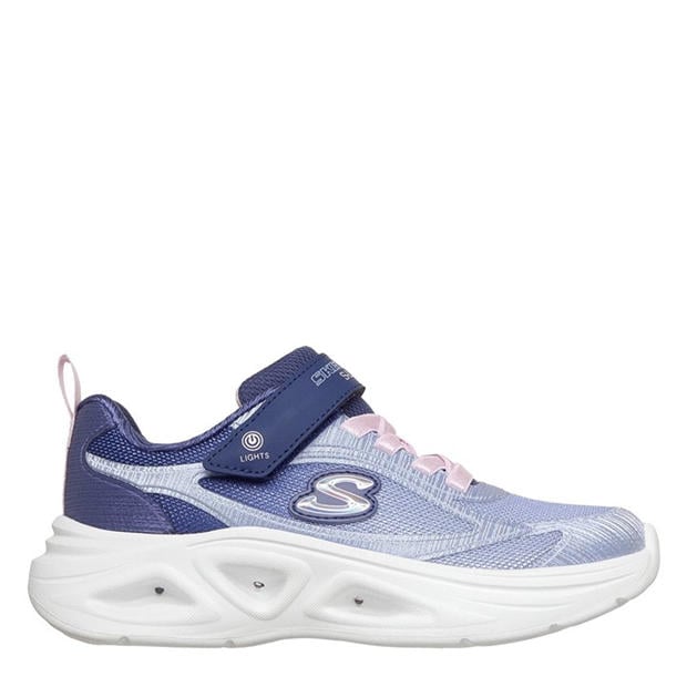 Navy/Pink - Skechers - Kids' Casual Low-Top Trainers
