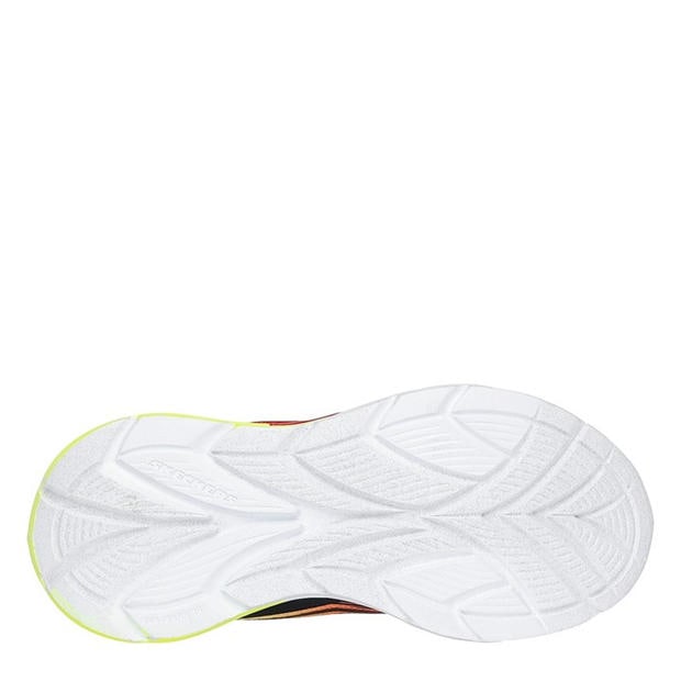 Černá/Červená - Skechers - Lighted Gore & Strap Sneaker W Mids Light Up Trainers Boys