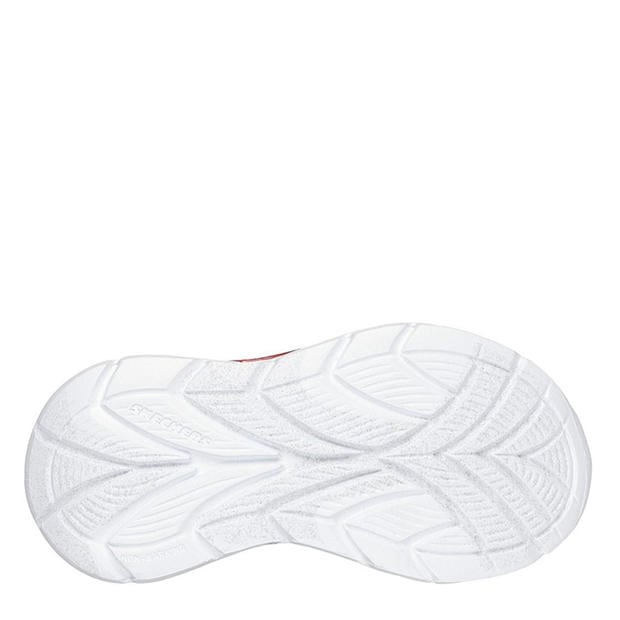 Raudona/Juoda - Skechers - Kids' Gore and Strap Light Up Trainers
