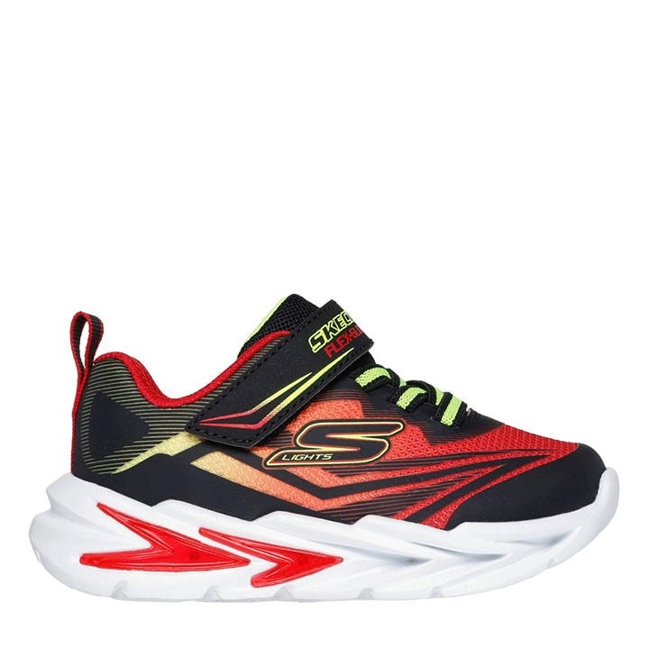 Skechers Boys Red Kids Gore And Strap Light Up Trainers in Size C6, Sports Direct