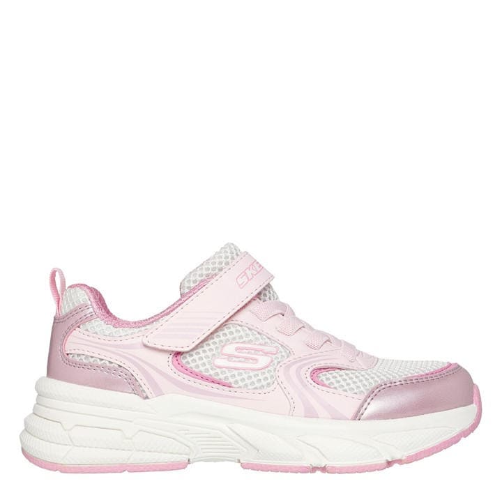 Skechers Girls Pink Kids' Casual Low-Top Trainers in Size C13, Sports Direct