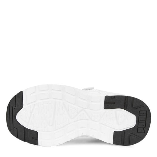 WhtBlkCoolLtGry - Puma - Unisex Kids' Trinity Lite Ac+ Low-Top Trainers