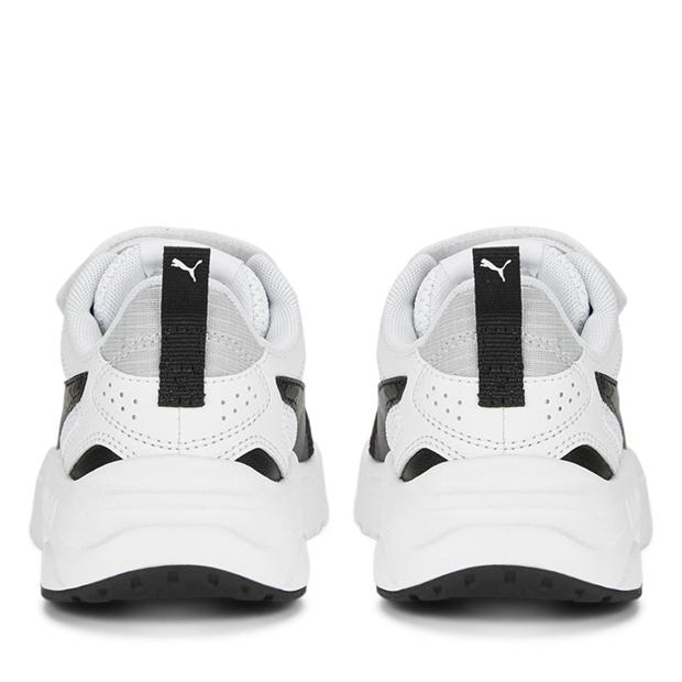 WhtBlkCoolLtGry - Puma - Unisex Kids' Trinity Lite Ac+ Low-Top Trainers