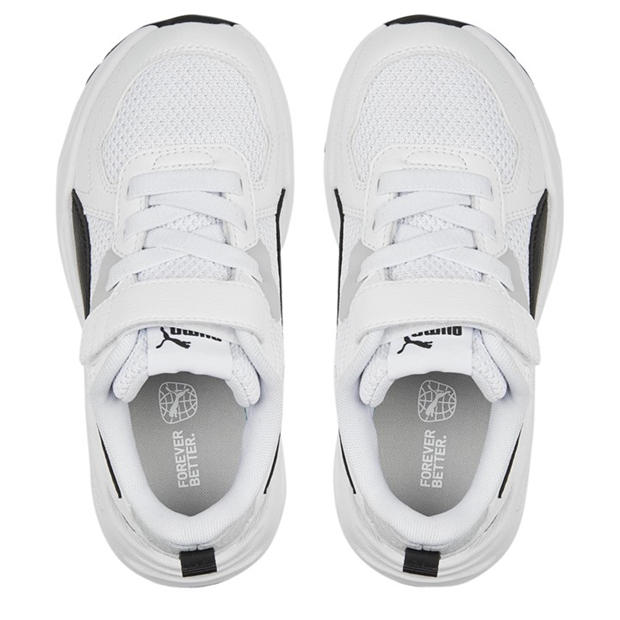 WhtBlkCoolLtGry - Puma - Unisex Kids' Trinity Lite Ac+ Low-Top Trainers