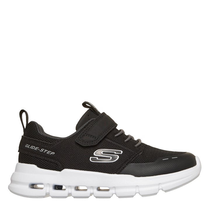 Skechers Boys Black Kids' Casual Low-Top Trainers in Size C11, Sports Direct