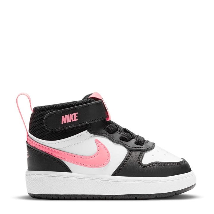 Nike Girls White Court Borough Mid 2 Baby/Toddler Shoes in Size C5, Sports Direct