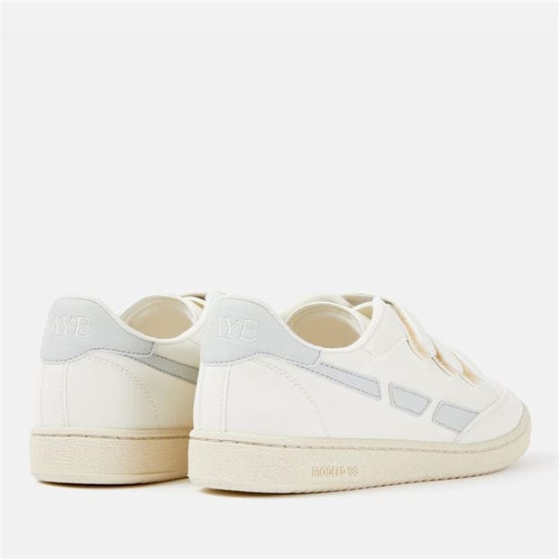 White - Saye - Modelo 89 Vegan Strap Trainers