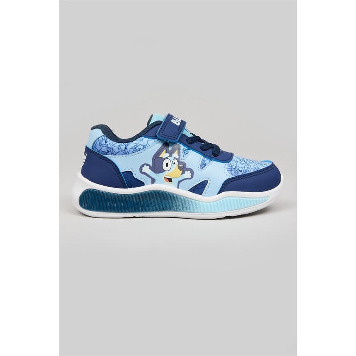 Bluey  Kids Blue Y Low Trainers  in Size C10, Sports Direct