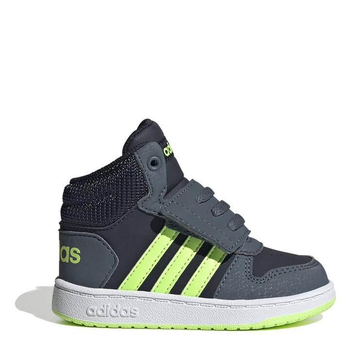 Adidas  Kids Blue ' High-Top Trainers in Size C5.5, Sports Direct