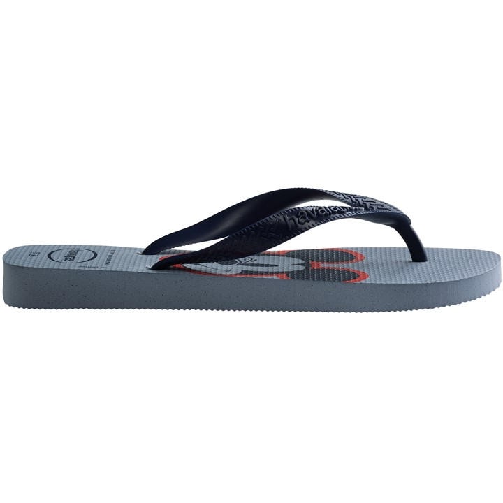 Havaianas Girls Grey Kids' Top Disney Prisma Purple Flip Flops in Size 1.5, Sports Direct
