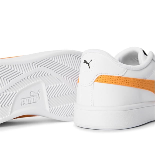 White-Bright - Puma - Unisex Kids' Smash 3.0 Low-Top Trainers