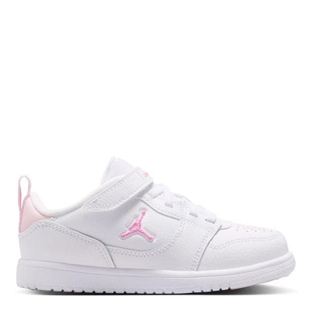 White/Pink - Air Jordan - Kids' Low-Top Trainers