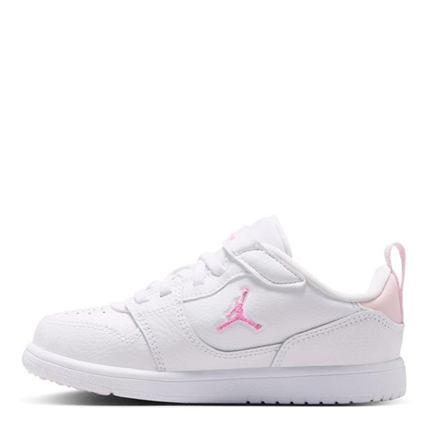 White/Pink - Air Jordan - Kids' Low-Top Trainers