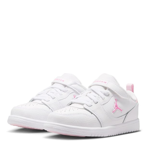 White/Pink - Air Jordan - Kids' Low-Top Trainers