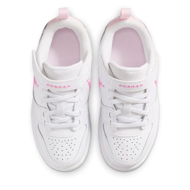 White/Pink - Air Jordan - Kids' Low-Top Trainers