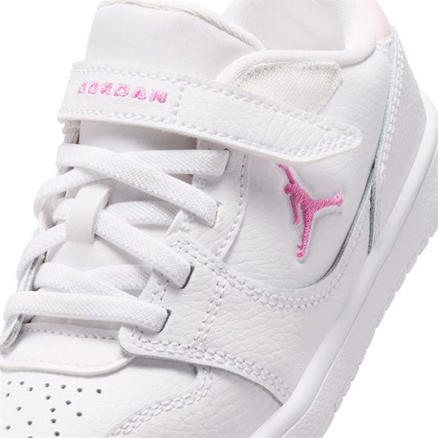 White/Pink - Air Jordan - Kids' Low-Top Trainers