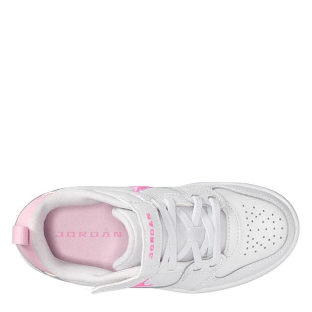 White/Pink - Air Jordan - Kids' Low-Top Trainers